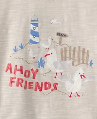 Carter's Boys' Toddler 2T-5T Seagull Top and Short, 2-Piece Set