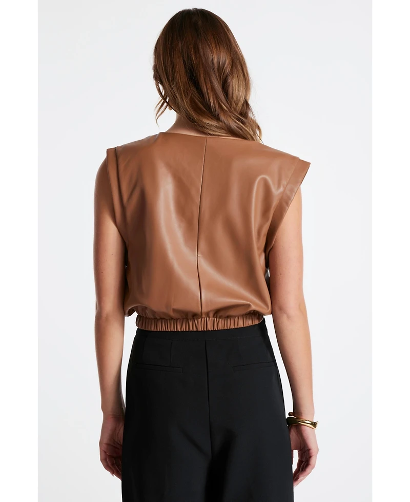 Bishop + Young Women's Simone Leather Top