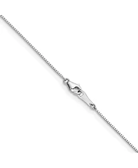 Curata Jewelry Solid 950 Platinum 0.7mm Box Chain Necklace 16-24 Inch Chain Necklace