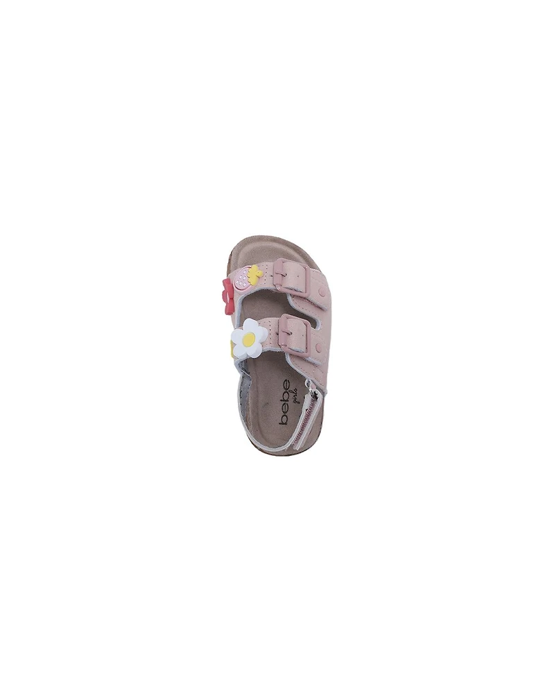 Bebe Big Girls Classic Footbed Sandals