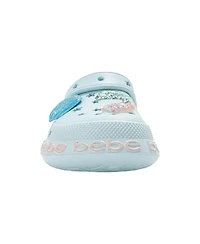 Bebe Big Girls Comfort Eva Clogs - Slip On Comfy Shoes with Sea Life Charms