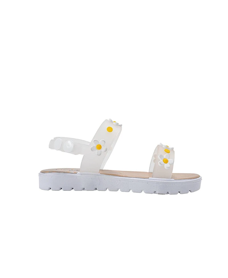 Bebe Toddler Pcu Sandal with Flowers