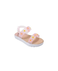 Bebe Toddler Pcu Sandal with Flowers