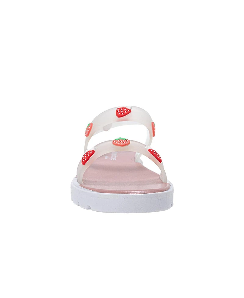 Bebe Toddler Pcu Sandal with Strawberry Charms