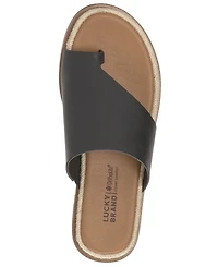 Lucky Brand Women's Kihly Hooded Toe Ring Flat Sandals