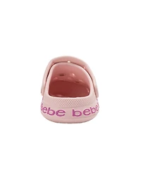 Bebe Big Girls Lightweight Eva Clogs Slip - On Comfy Shoes with Sea Life Charms