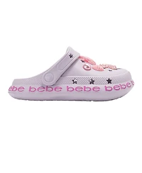 Bebe Big Girls Lightweight Eva Clogs Slip - On Comfy Shoes with Sea Life Charms