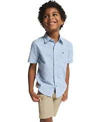 Tommy Hilfiger Boys' 2T-7 Short-Sleeve Shirt