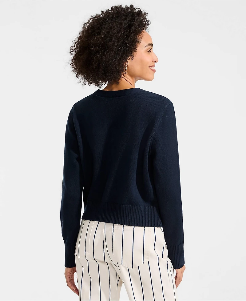 Lands' End Women's Drifter Vneck Dress Cardigan Sweater