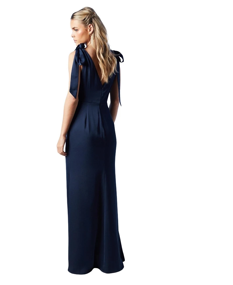 Coast Women's Satin Back Maxi Bridesmaid Dress
