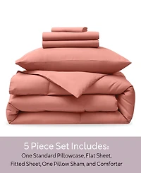 Nestl Luxury Soft Modern Design 5-Pc. Comforter Set