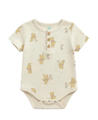 Disney Baby Boys' or Girls' Short-Sleeve Bodysuit, Pants and Hat, 5-Piece Set