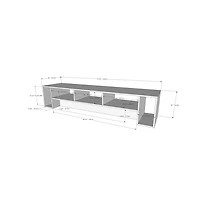 Nexera 72-Inch Tv Stand.