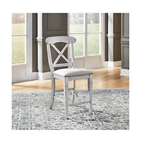 Liberty Furniture Industries, Inc Uph X Back Counter Chair Set of 2