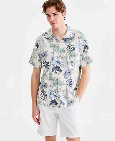 Tommy Bahama Men's Vista Mar Bravo Beach Printed Camp Shirt