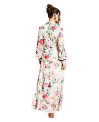 Coast Women's Pleated Lace Trim Midi Dress