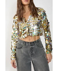 Nasty Gal Women's Disc Tassel Trophy Jacket