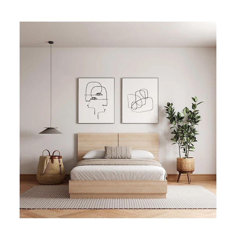 Nexera Milano Platform Bed