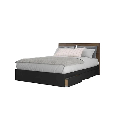 Nexera Bed Frame And Headboard, Queen.