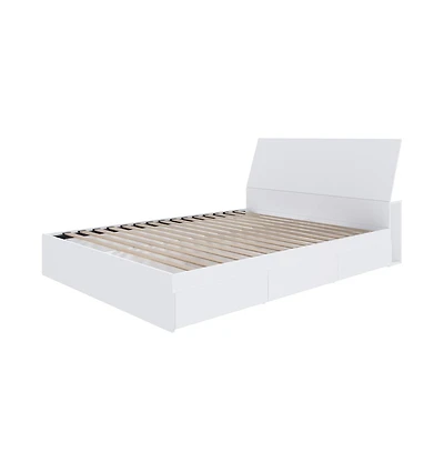 Nexera Bed Frame And Headboard, Queen.