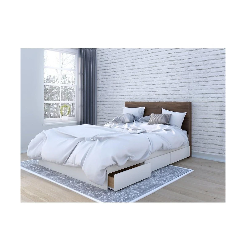 Nexera Bed Frame And Headboard