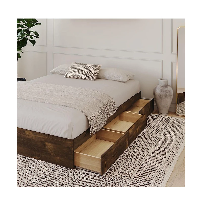 Nexera 3-Drawer Storage Bed Frame, Full