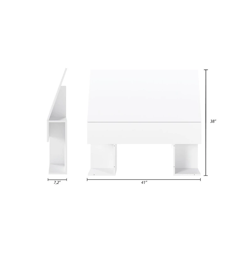 Nexera Storage Headboard, Twin.