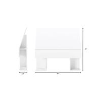 Nexera Storage Headboard, Twin.