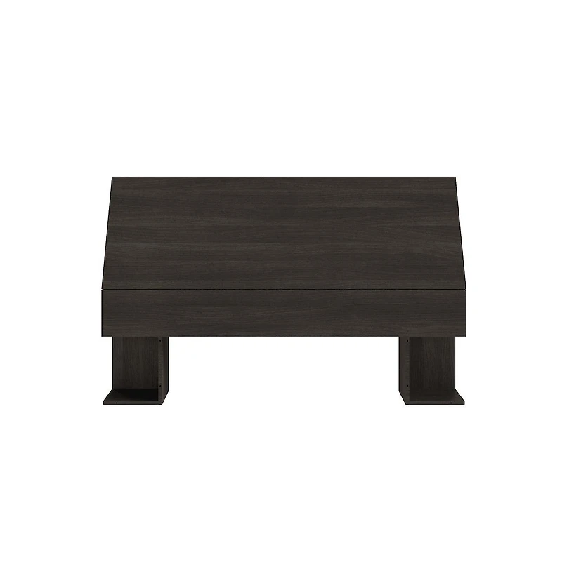 Nexera Storage Headboard, Full, Ebony