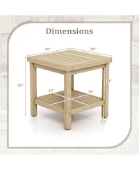 2-Tier Outdoor Side Table