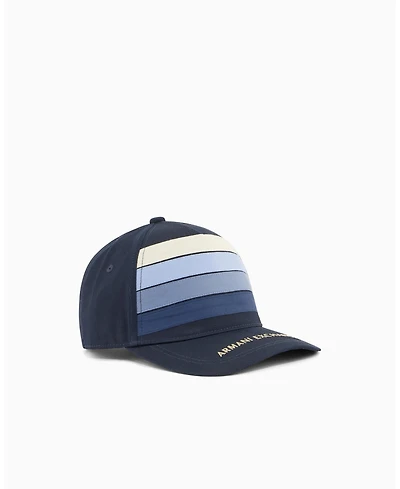 A|X Armani Exchange Men's 4 Stripes Cap