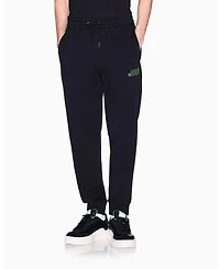 A|X Armani Exchange Men's Elevated Logo Fleece Jogger Pants