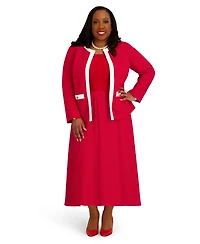 Kasper Women's Framed Open Front Jacket