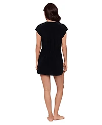 Magicsuit Women's Lace-Up Cover-Up Swim Dress