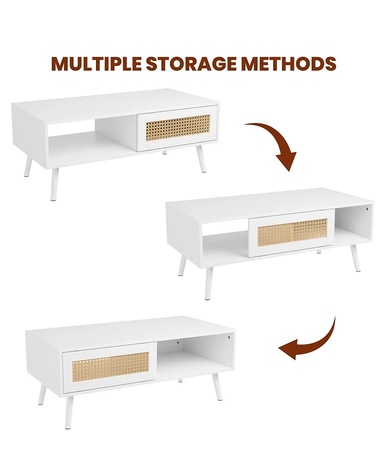 gaomon Coffee Table with Storage