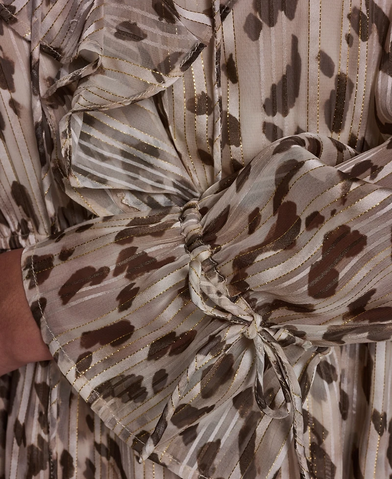 Bcbg Women's Long-Sleeve Mini Dress