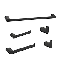 Rainsken 5- Piece Bathroom Accessories Set, Stainless Steel Bathroom Hardware Set, Bath Towel Bar