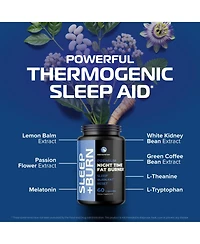 Nobi Nutrition Night Time Fat Burner to Shred While You Sleep | Belly Fat Burner, Carb Blocker & Weight Loss Support Supplements | 2 Pack