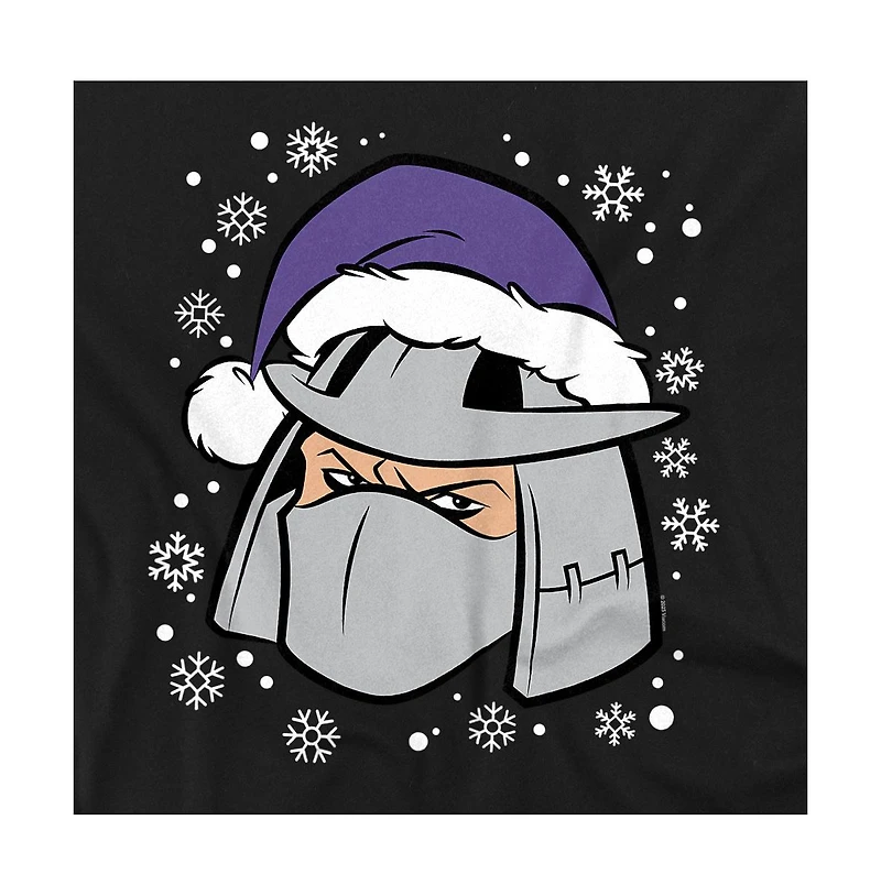 Teenage Mutant Ninja Turtles Men's Tmnt Shredder Christmas Hat T-Shirt