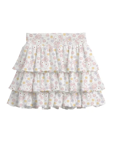 Hello Kitty Girls' 7-16 Printed 3-Tier Skirt
