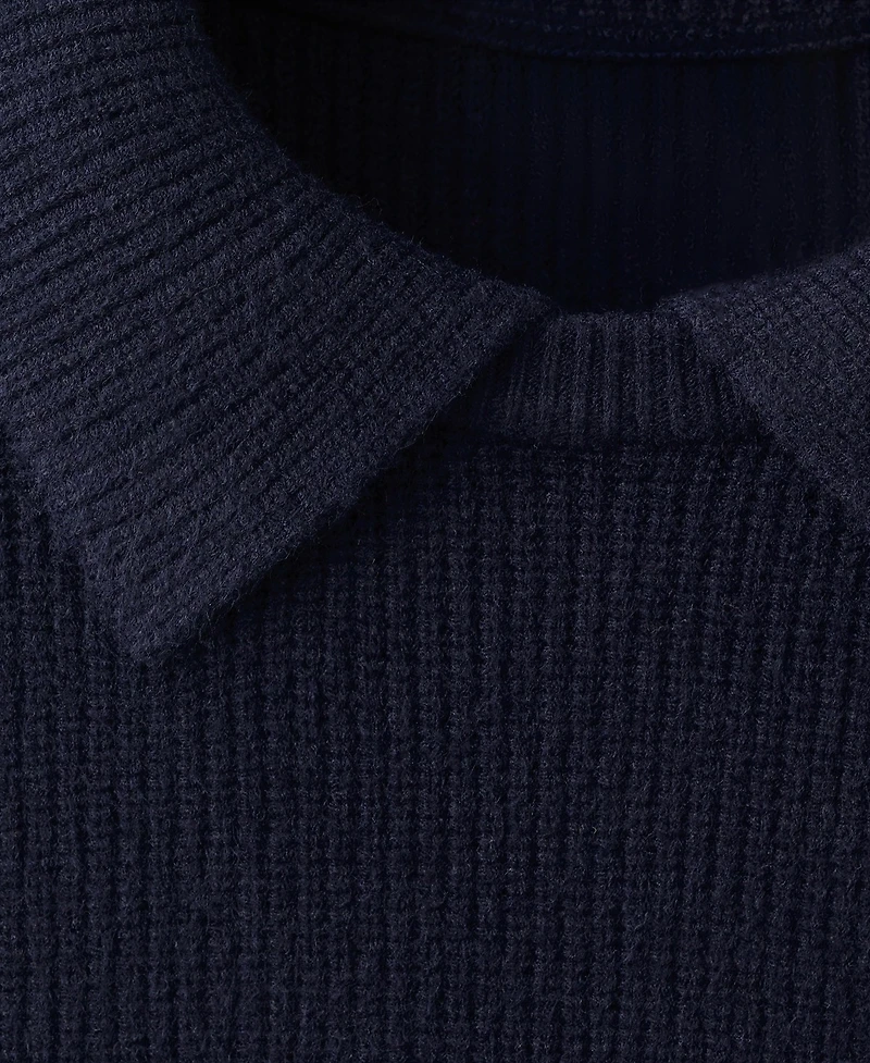 Mango Women's Knitted Polo-Neck Sweater