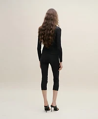 Mango Women's Pocket Knit Cardigan Sweater