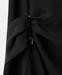 Mango Women's Short Asymmetrical Sleeve Dress