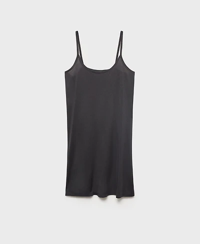 Mango Women's Micro-Modal Straps Nightgown