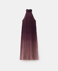 Mango Women's Pleated Halter Neck Dress