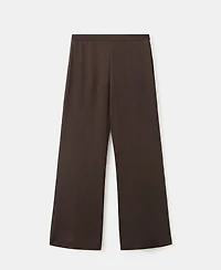 Mango Women's Satin Straight-Fit Pants