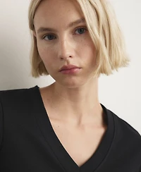 Mango Women's Cotton Short-Sleeved Pajama T-Shirt