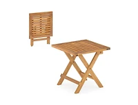 Slickblue Compact Outdoor Folding Side Table for Patio, Garden & Balcony