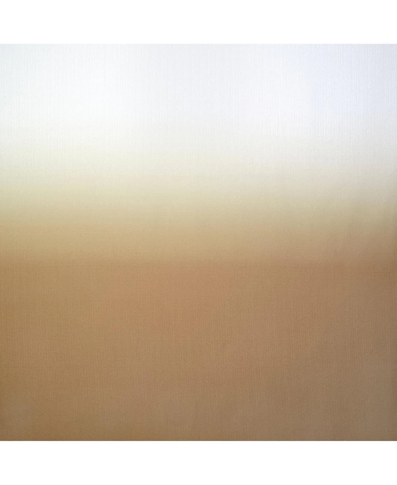 Kate Aurora Tropical Living Semi Matte Sheer Ombre Chic Grommet Top Window Curtains - 52 in. W x 84 L