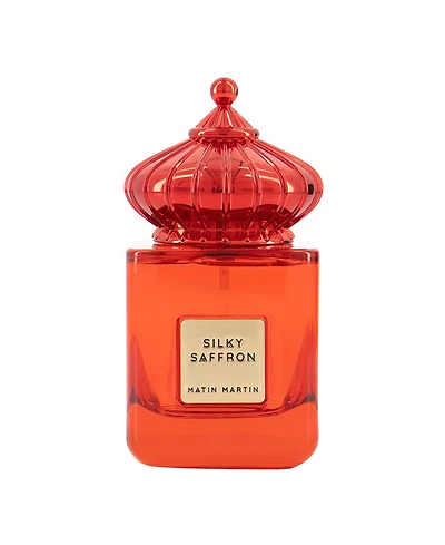 Matin Martin Fragrance Silky - Woody Spicy Unisex Travel Perfume with Saffron and Leather Notes - Perfume for Men - Arabian Perfume for Women